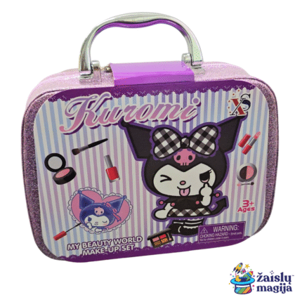 Kuromi makiažo rinkinys lagaminėlyje „My Beauty World“