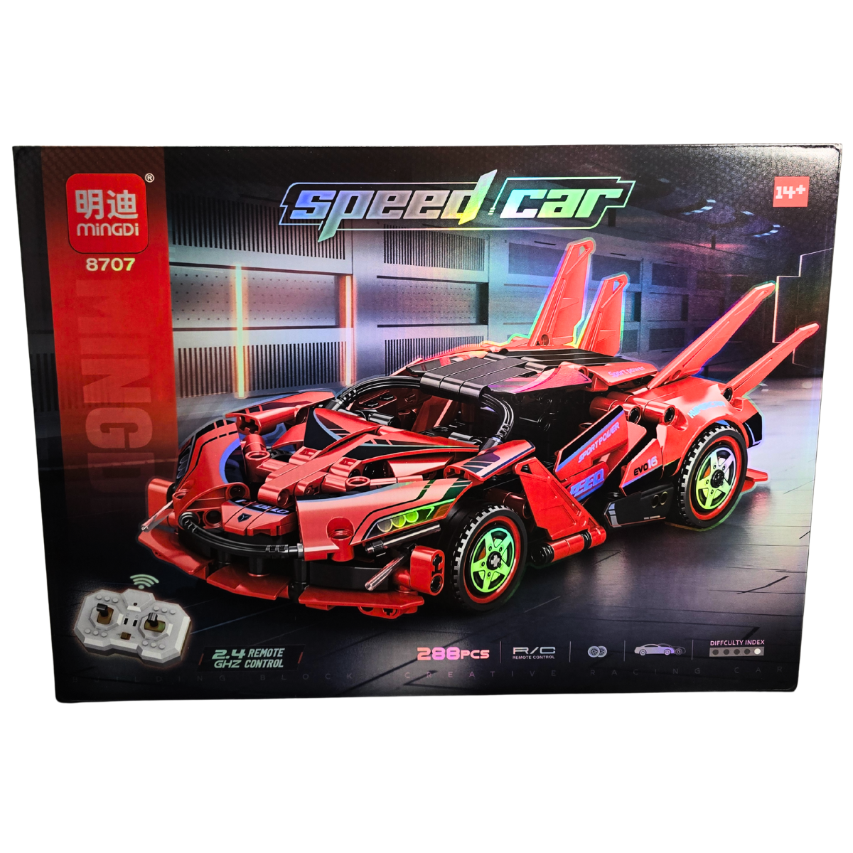 Nuotoliniu būdu valdomas sportinio automobilio konstruktorius „Speed Car“