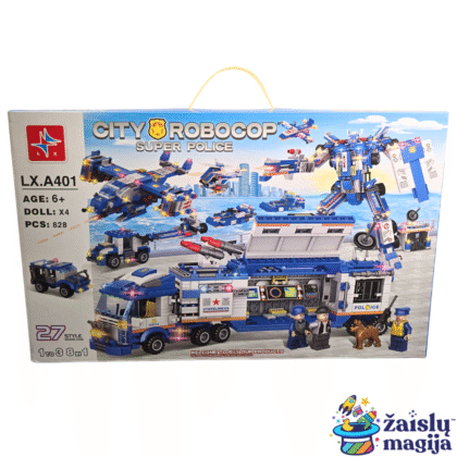 Konstruktorius policijos miestas 8in1