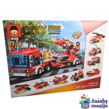 Kostruktorius gaisrininkų miestas 8in1