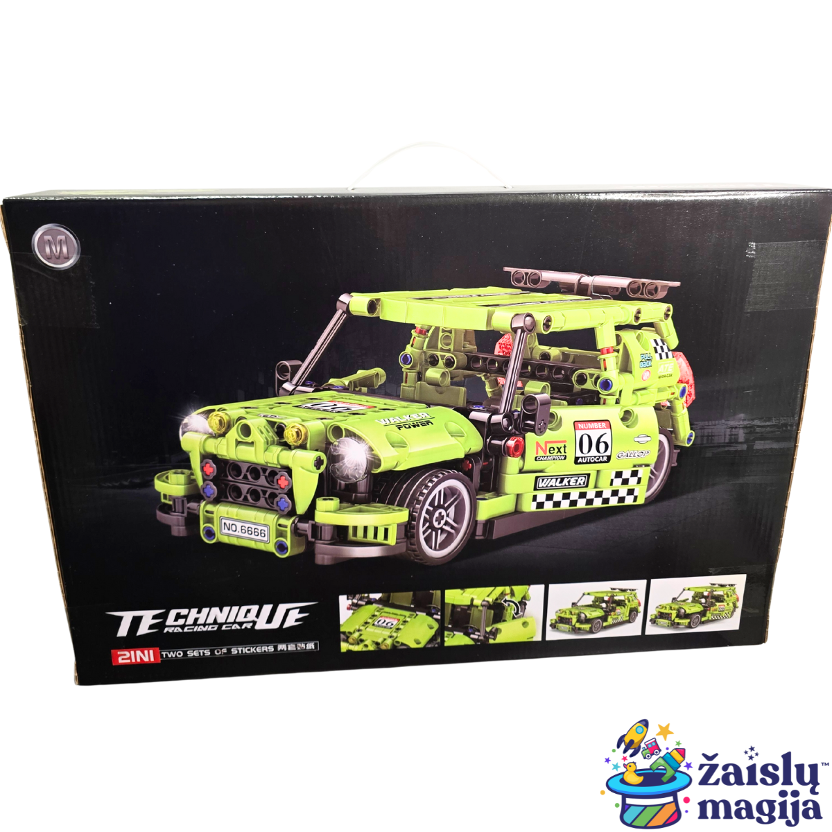 Statybinių kaladėlių rinkinys „Technique Racing Car“ - Image 2