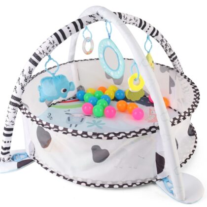 MILLY MALLY edukacinis kilimėlis 2in1 – baseinas su kamuoliukais