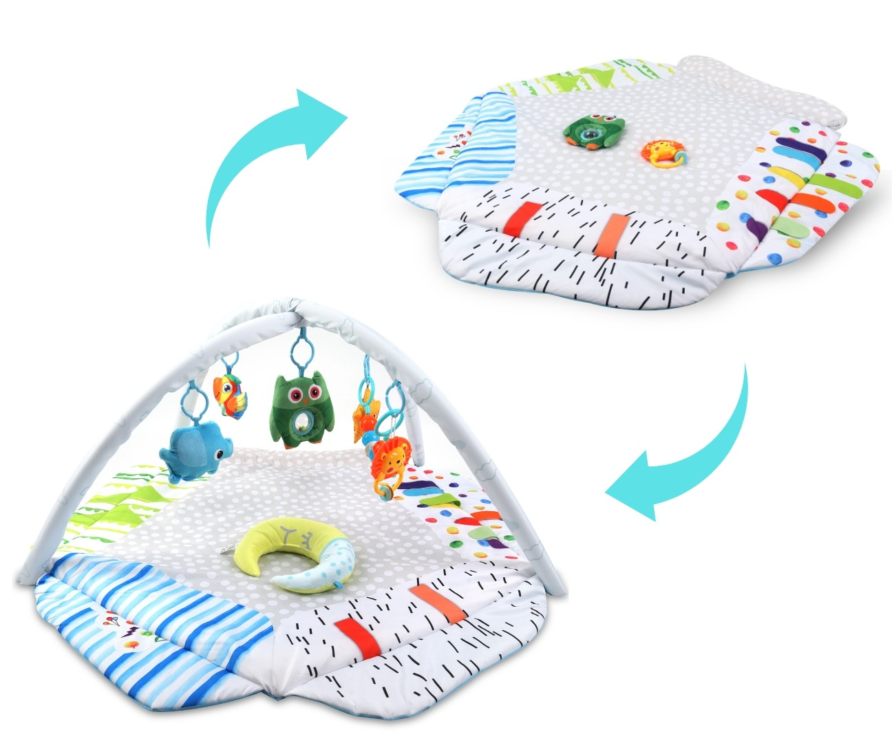 MILLY MALLY edukacinis kilimėlis 2in1 - Image 5