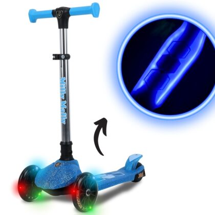 Milly Mally JELLY triratis paspirtukas su LED apšvietimu