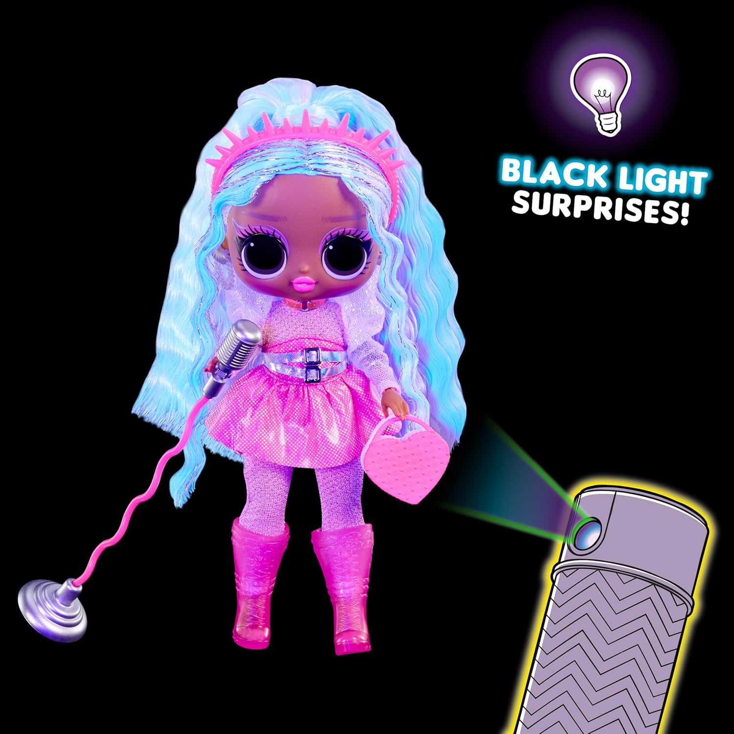 Lėlė su priedais L.O.L. Surprise! Tweens Neon Pop Stars Kitty K - Image 7