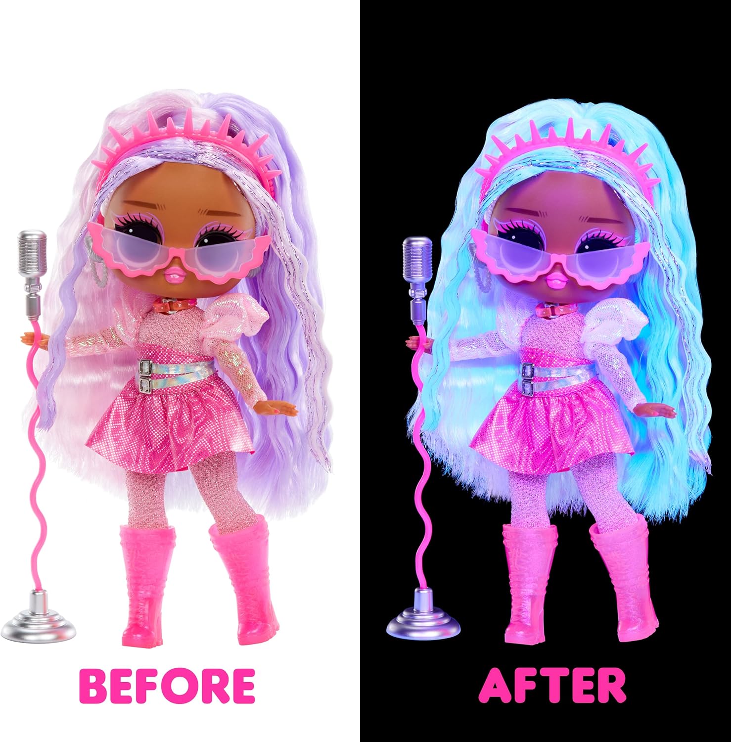 Lėlė su priedais L.O.L. Surprise! Tweens Neon Pop Stars Kitty K - Image 6