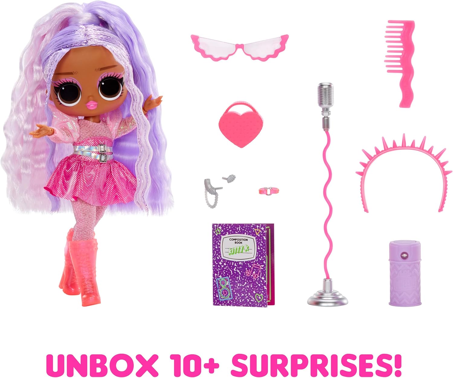 Lėlė su priedais L.O.L. Surprise! Tweens Neon Pop Stars Kitty K - Image 4
