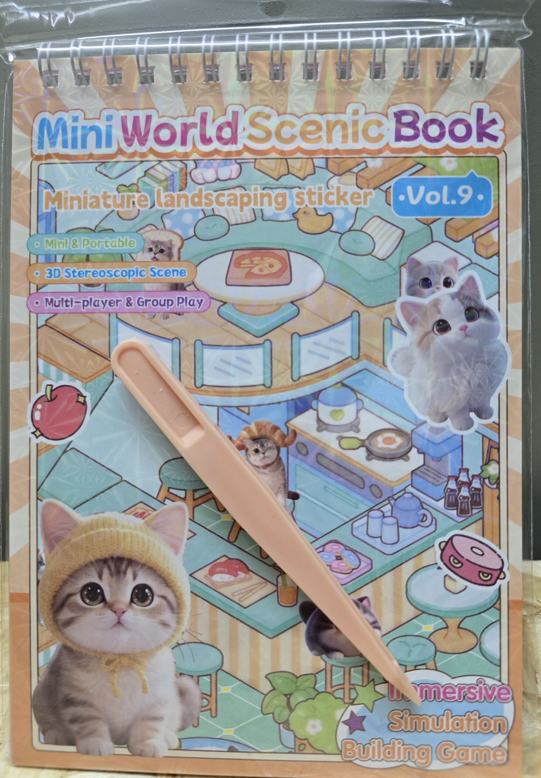 Kūrybinis 3-in-1 lipdukų ir spalvinimo rinkinys „Scenic + Game“ - Image 12