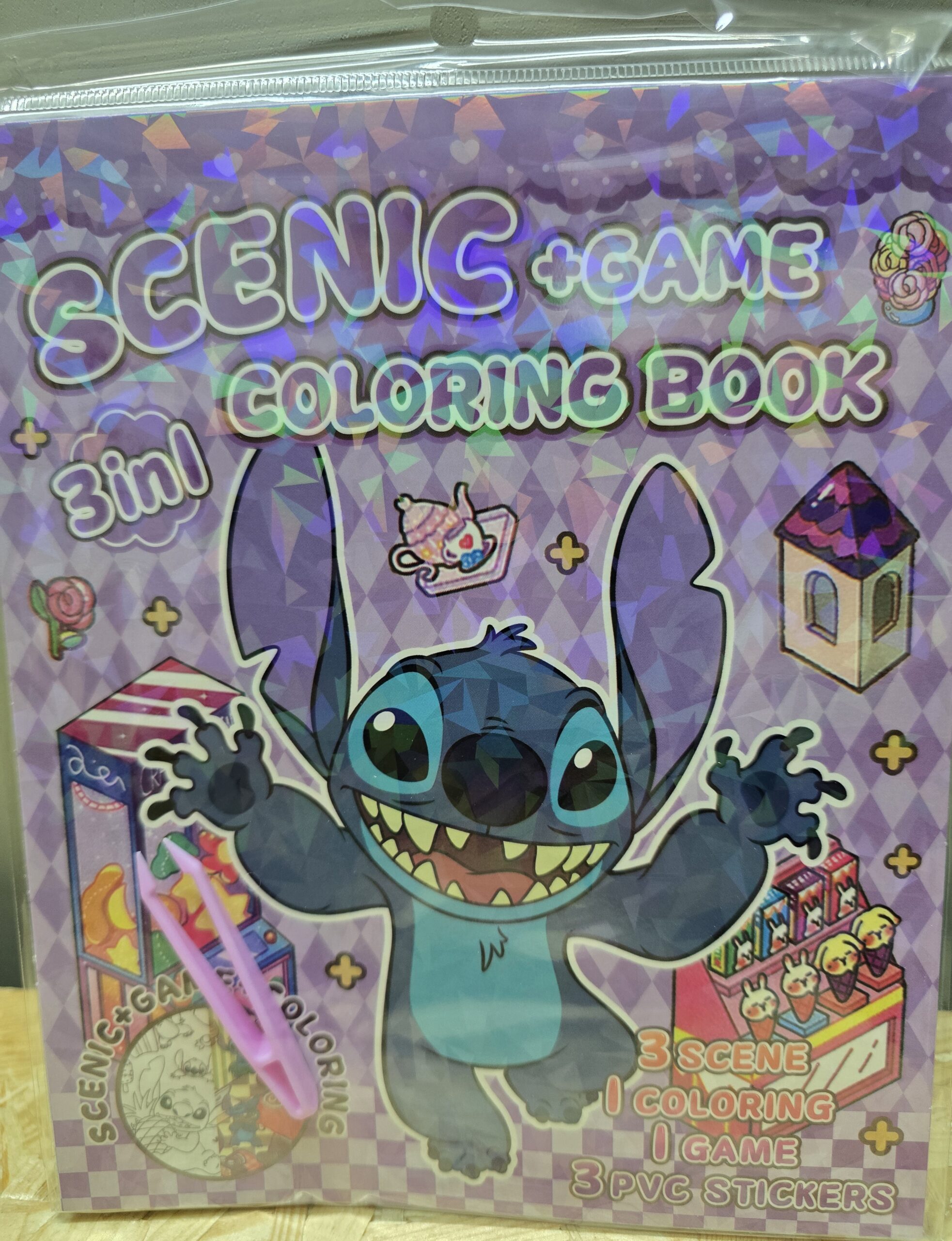 Kūrybinis 3-in-1 lipdukų ir spalvinimo rinkinys „Scenic + Game“ - Image 15