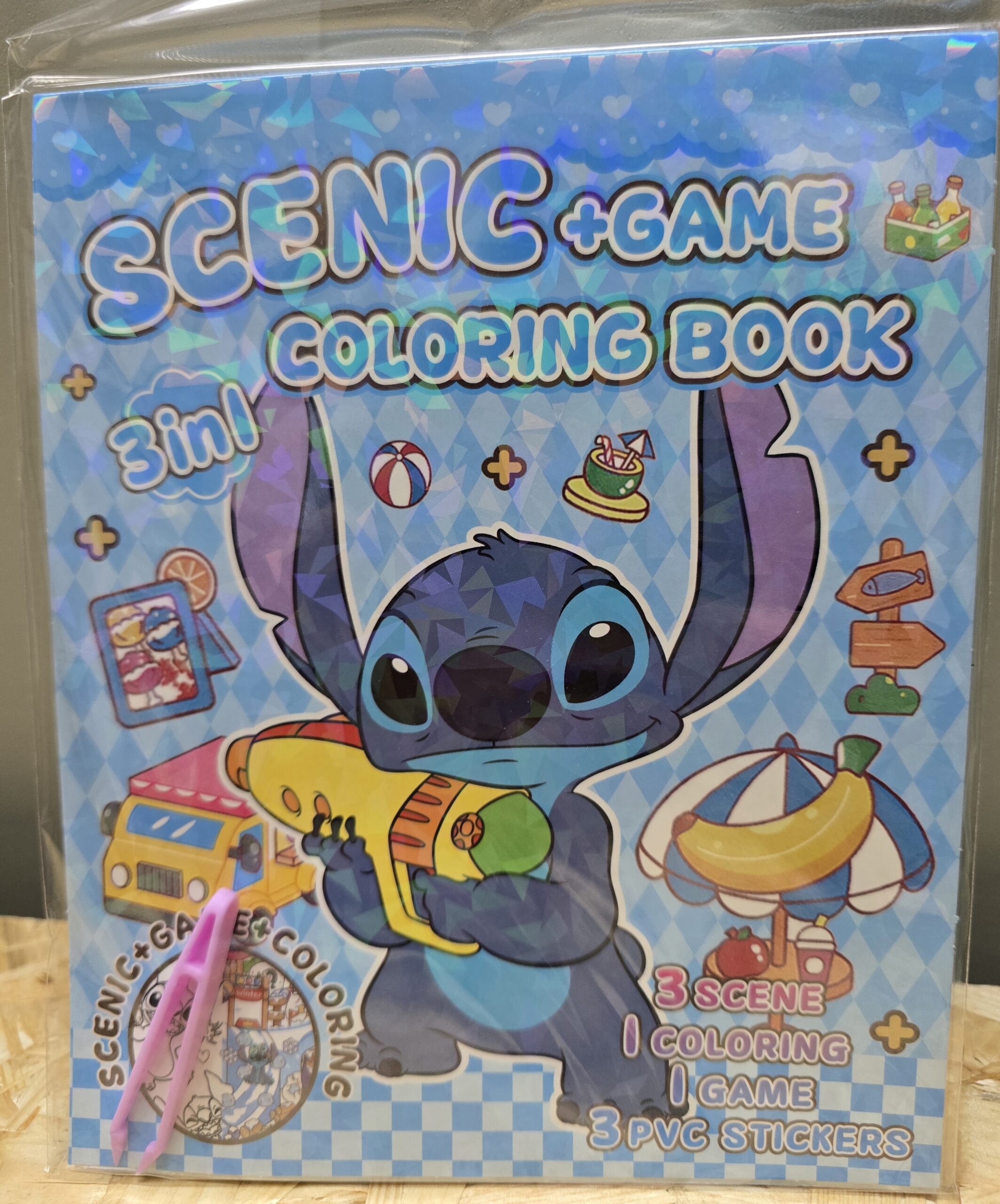 Kūrybinis 3-in-1 lipdukų ir spalvinimo rinkinys „Scenic + Game“ - Image 16