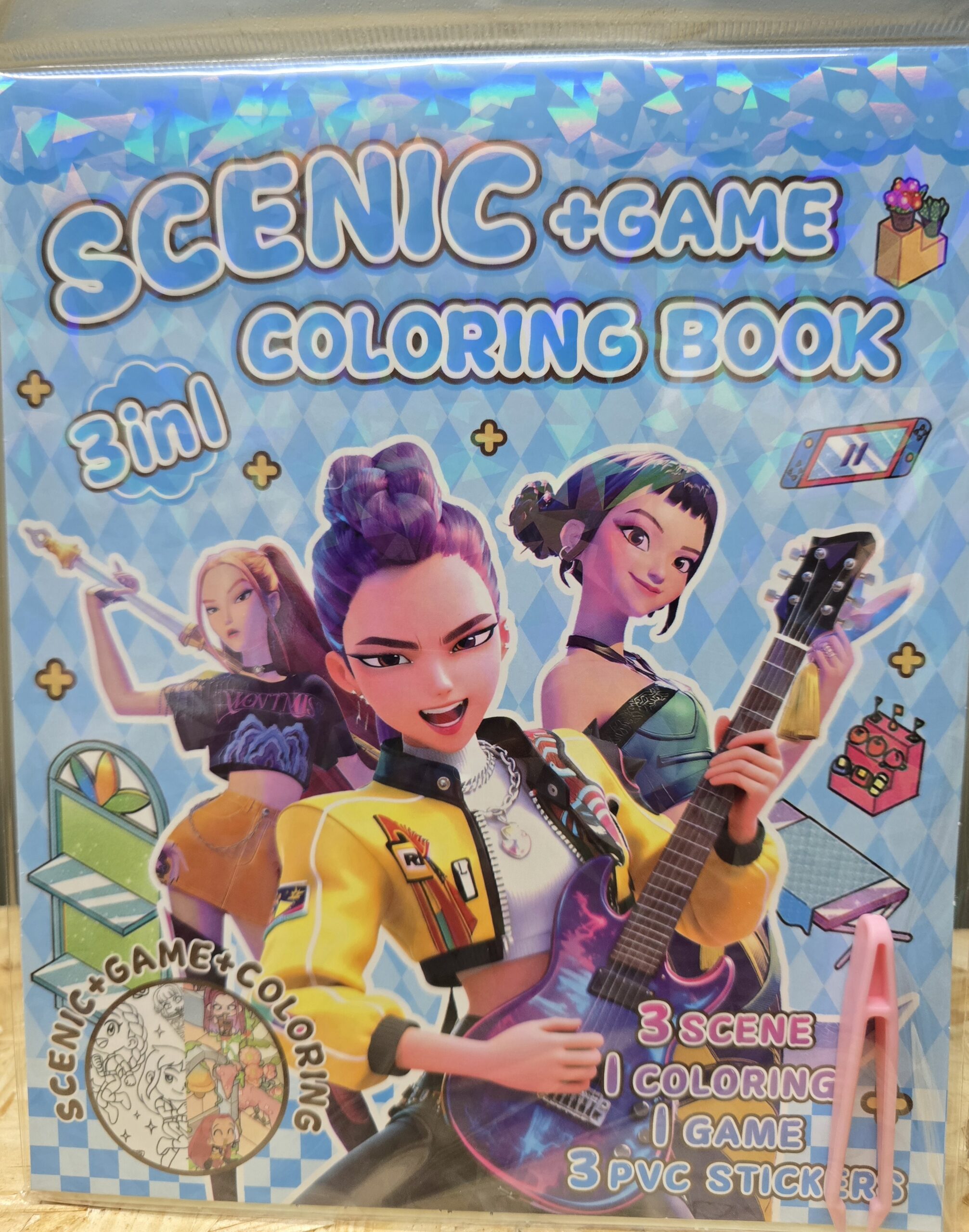 Kūrybinis 3-in-1 lipdukų ir spalvinimo rinkinys „Scenic + Game“ - Image 14