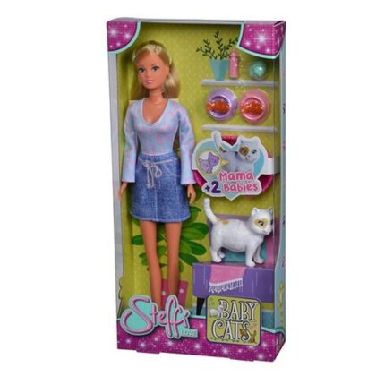 Lėlė su priedais Simba Steffi Love Baby Cats, 29 cm