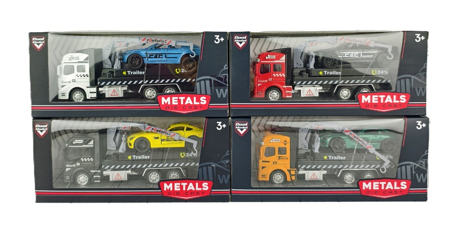 Automobilinis evakuatorius su gerve ir sportiniu automobiliu - Image 6