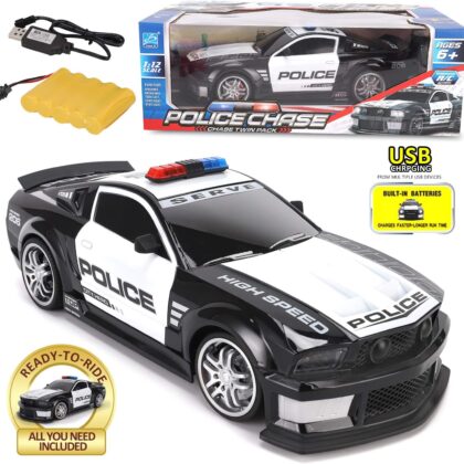 Nuotoliniu būdu valdomas policijos automobilis