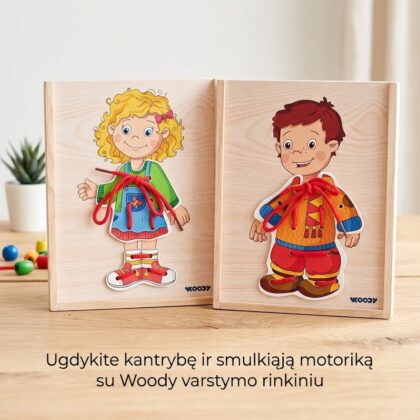 Dėlionė aprenk mergaitę/berniuką