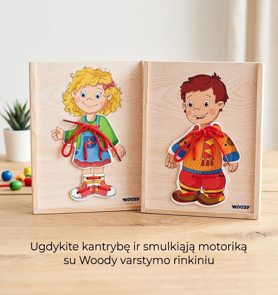 Dėlionė aprenk mergaitę/berniuką