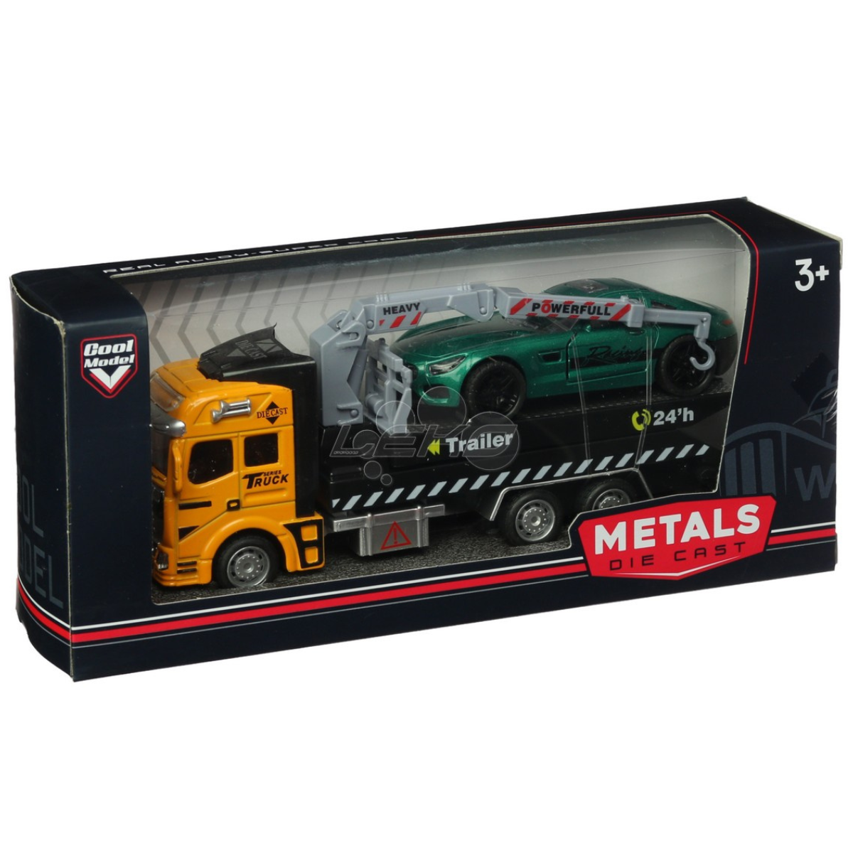 Automobilinis evakuatorius su gerve ir sportiniu automobiliu - Image 3