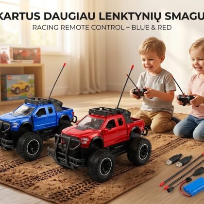 Nuotoliniu būdu valdomas Monster Truck 4x4