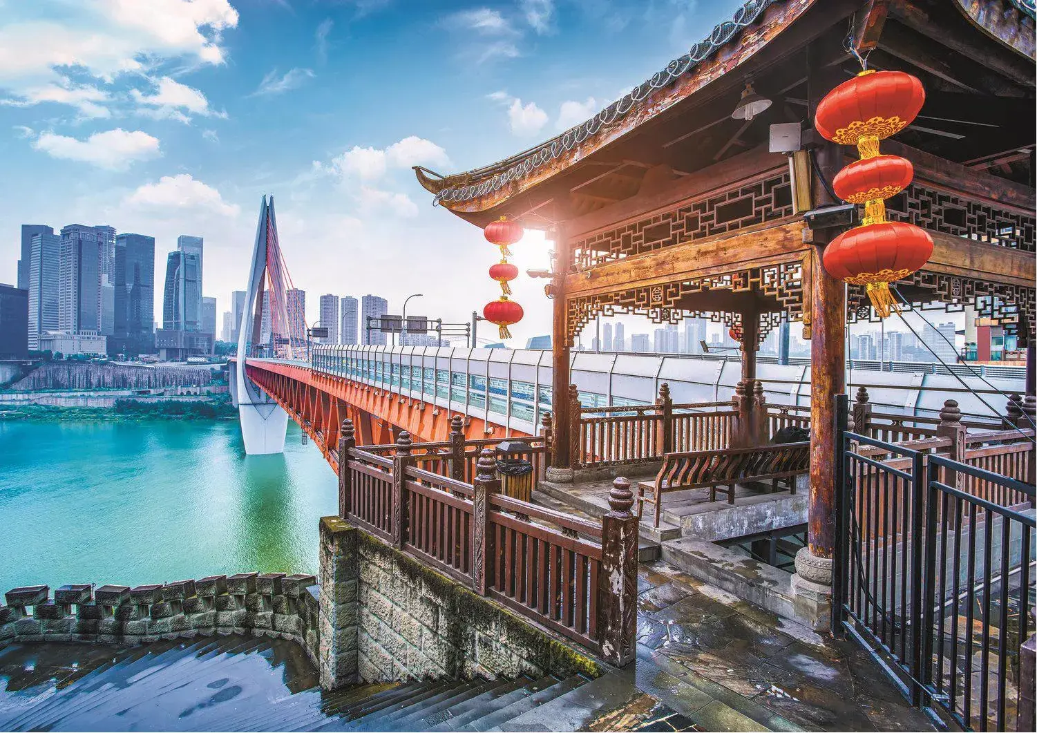 Trefl dėlionė „Chongqing, Kinija“, susidedanti iš 1000 detalių - Image 2