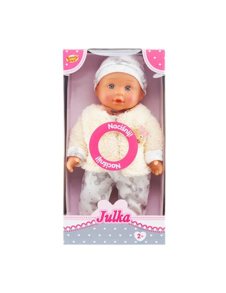 Edukacinė kalbanti ir dainuojanti lėlė-kūdikis „Julka“ (32 cm) - Image 2