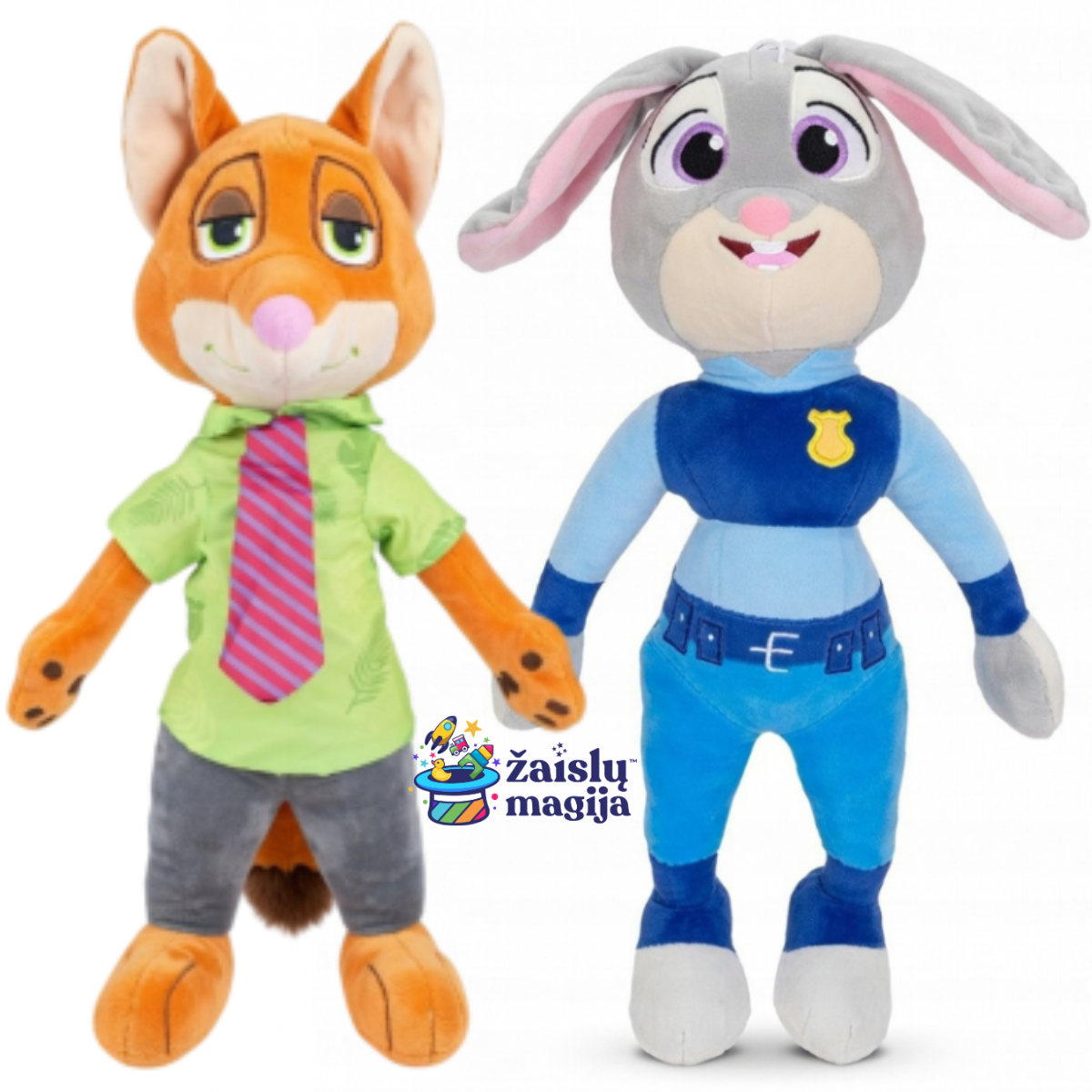 Minkštas pliušinis lapinas Nikas Vildas iš „Zootropolis“ (50 cm) - Image 2
