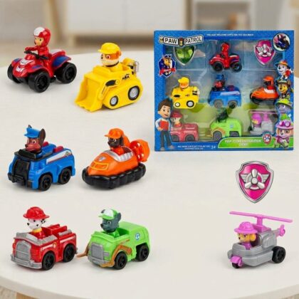 Šunyčių gelbėtojų transporto priemonių rinkinys „PAW Patrol“ (7 vnt.)