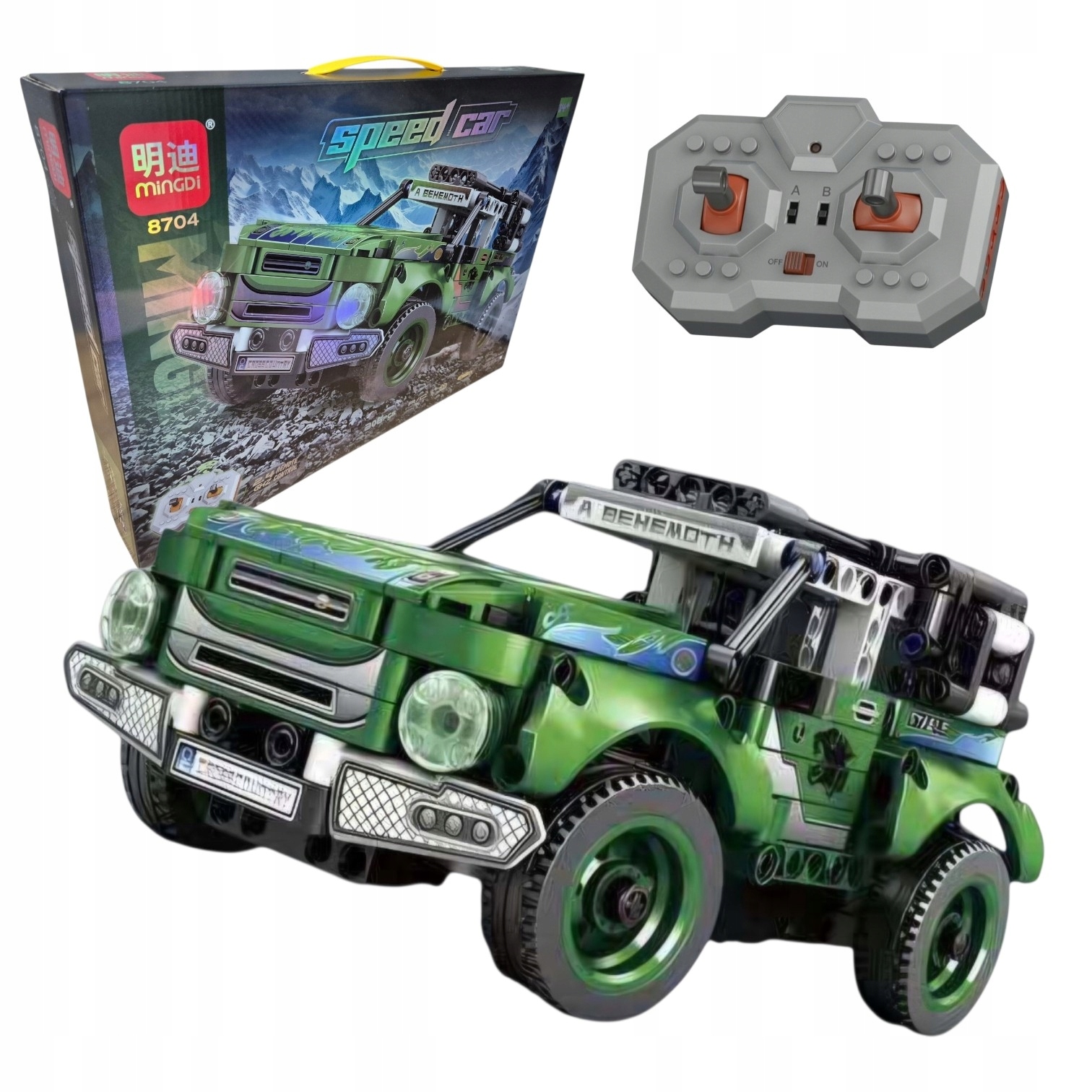 Konstruktorius „MingDi Speed Car: Off-Road Behemoth“ 306d. (Modelis 8704) - Image 4
